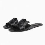 cross strap slide sandals