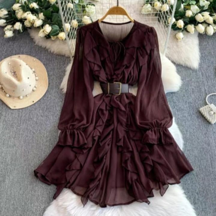 Ruffle Mini Dress